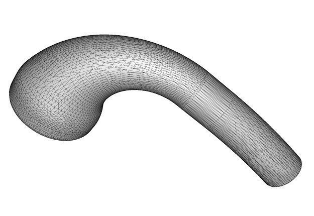 Brass Shower Head Low-poly 3D model_3