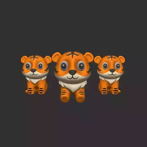 ChibiTiger three tiger emojis