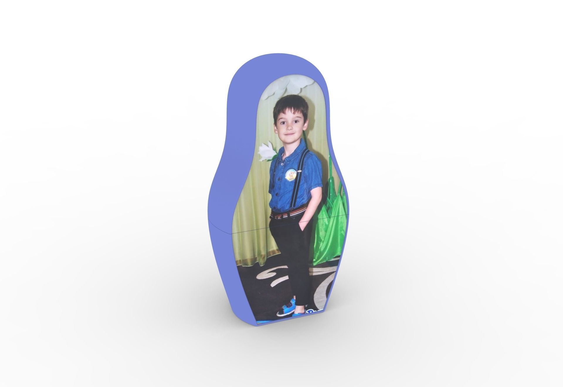 Matryoshka customized 3D print model_3