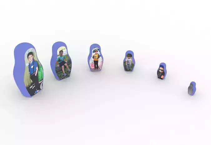 Matryoshka customized 3D print model