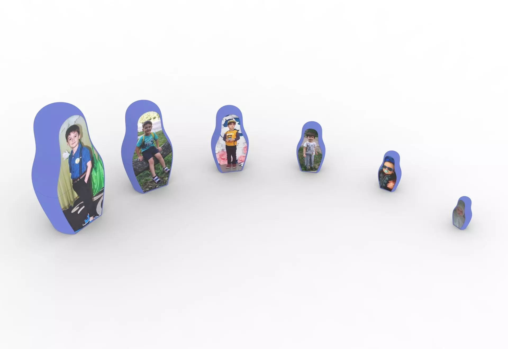 Matryoshka customized 3D print model_0