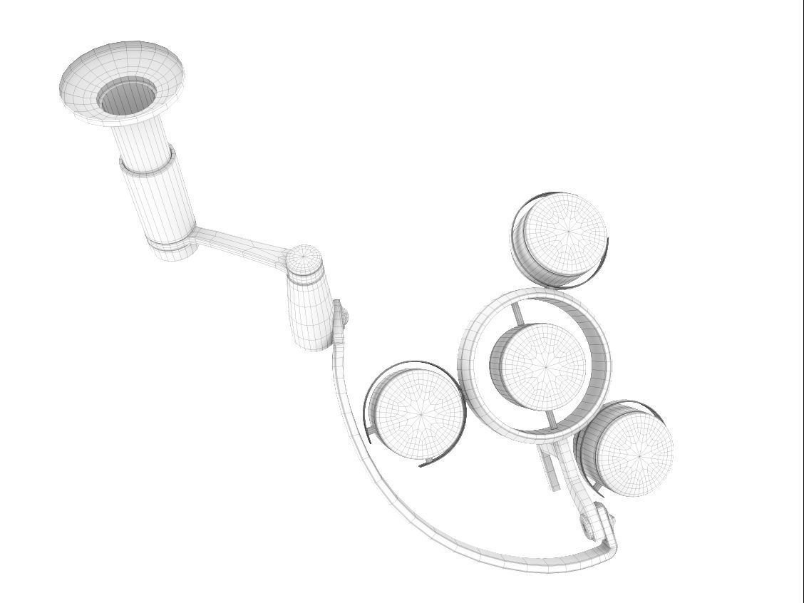 Operating lamp 02 3D model_5