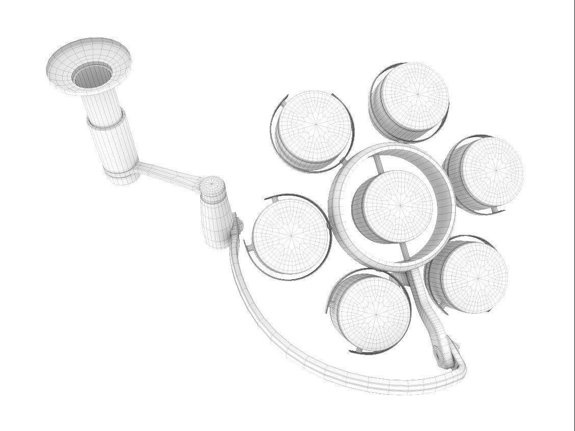 Operating lamp 01 3D model_5