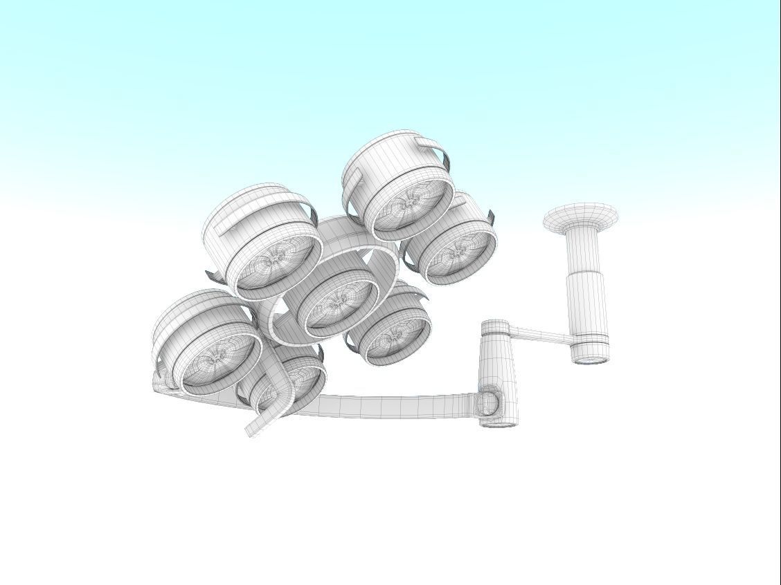 Operating lamp 01 3D model_4