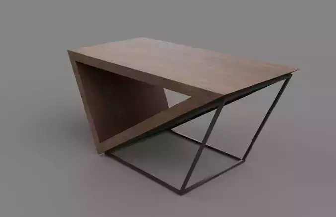 Tea Table Free low-poly 3D model