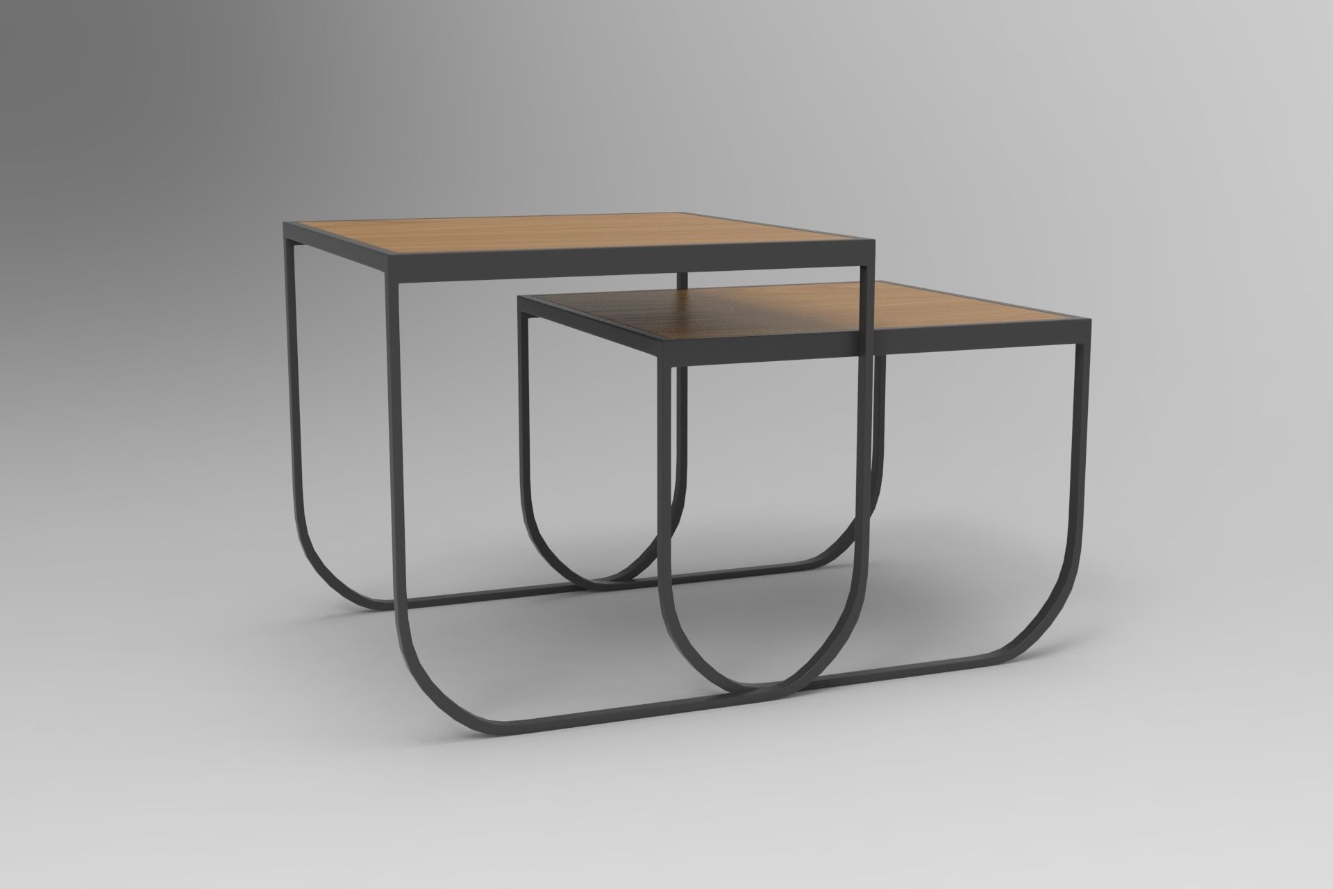 Tati Side Table Low-poly 3D model_2