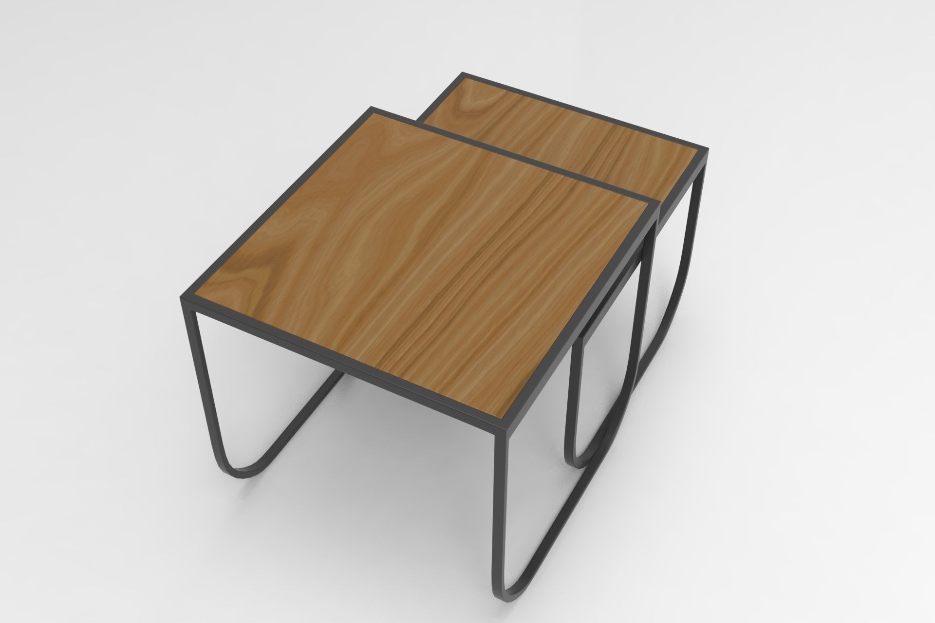 Tati Side Table Low-poly 3D model_3