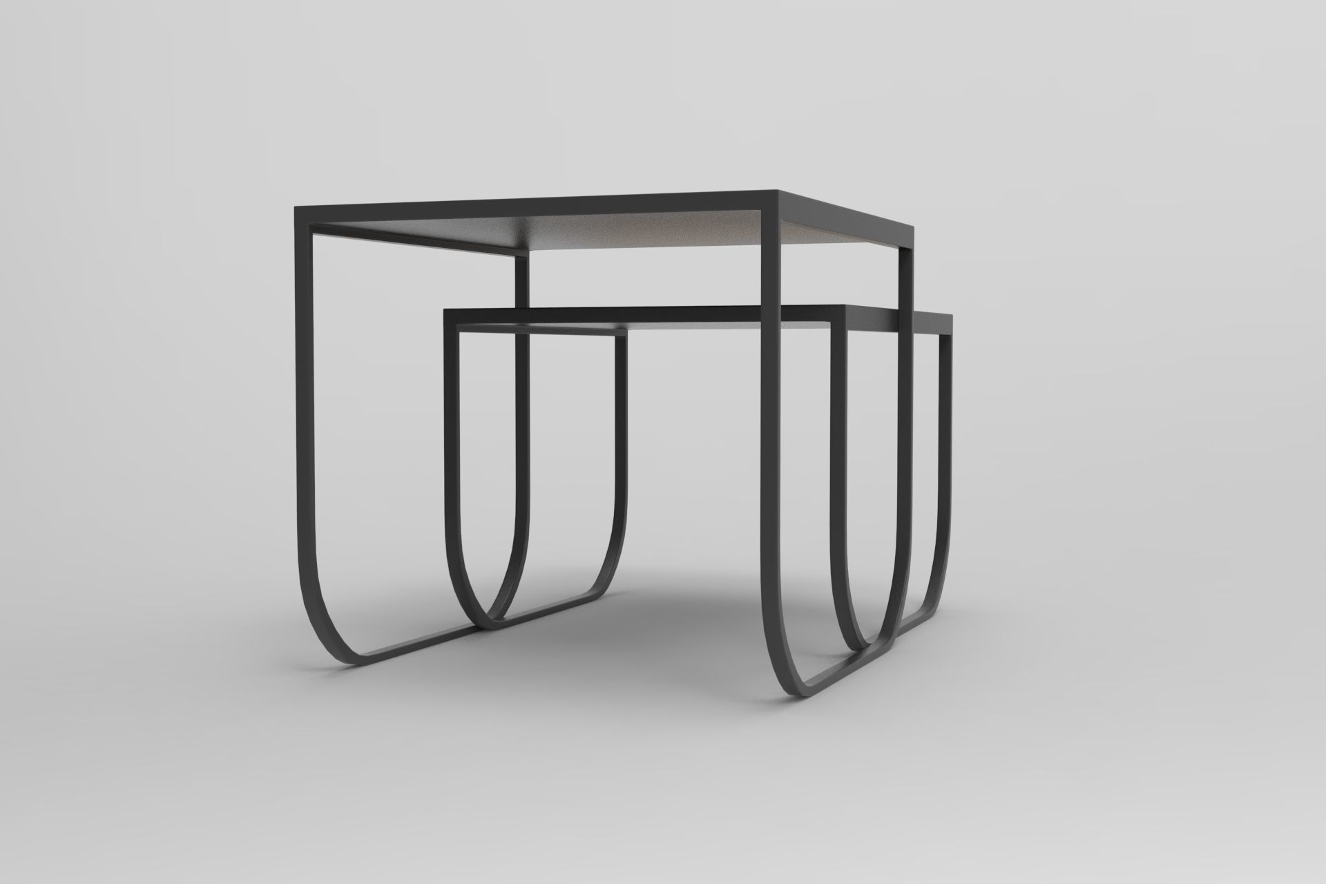 Tati Side Table Low-poly 3D model_4
