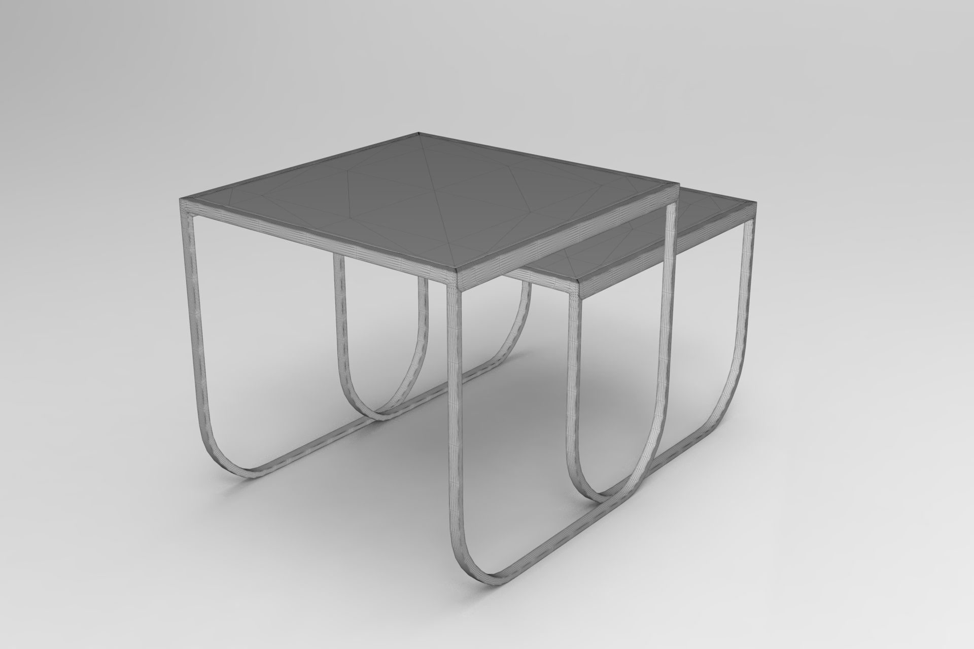 Tati Side Table Low-poly 3D model_5