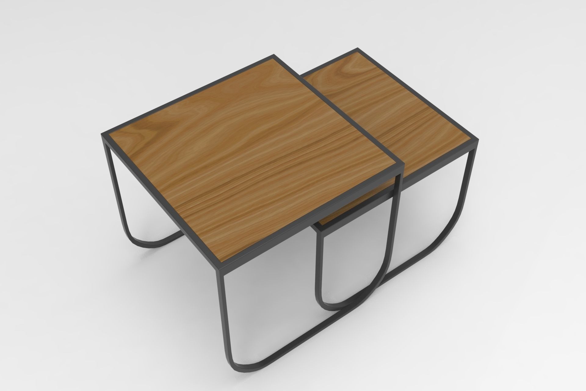 Tati Side Table Low-poly 3D model_1