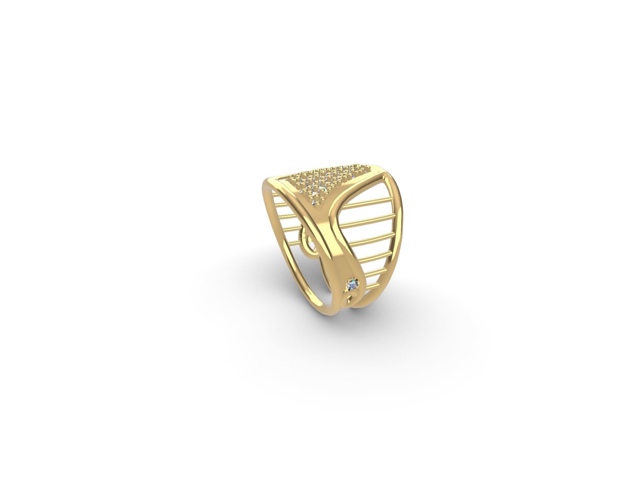 Harp ring stl file verified 3D print model_12