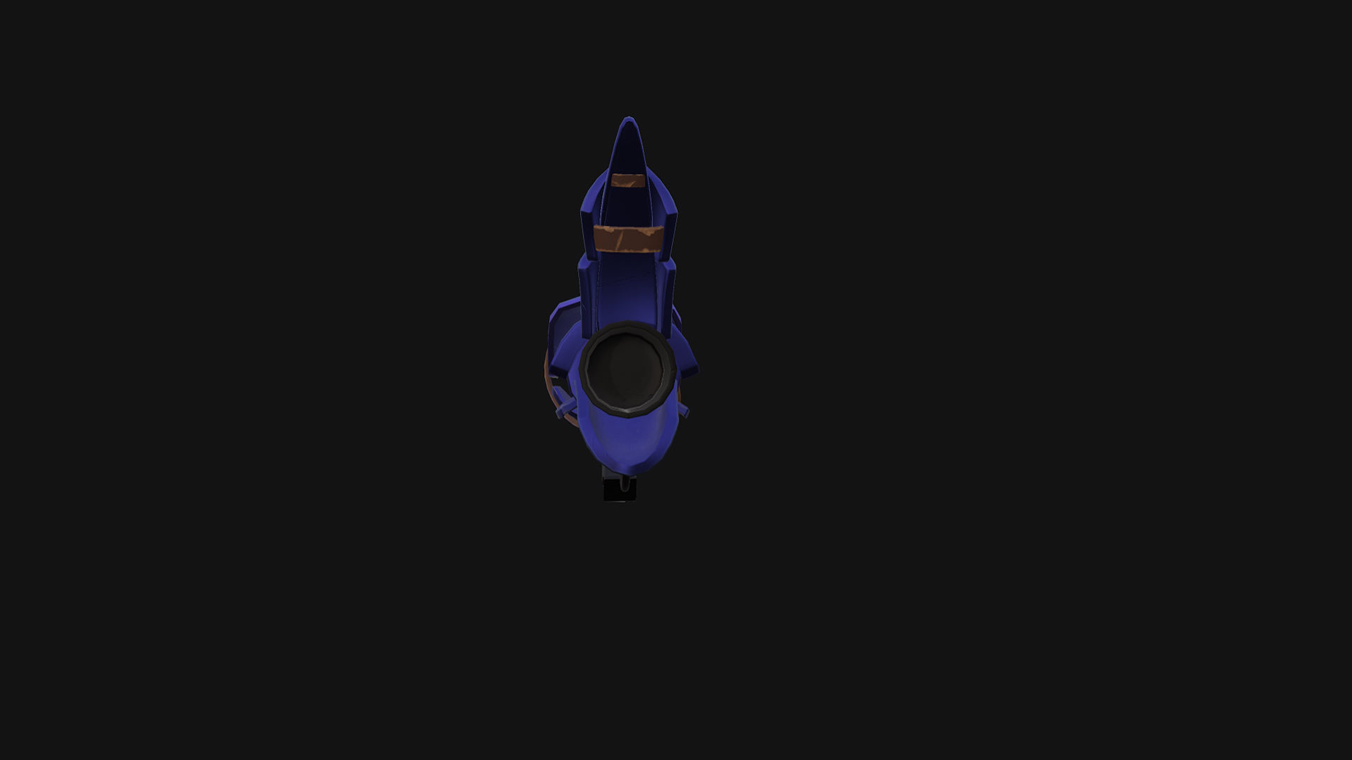 FISHBONES spaceship Low-poly 3D model_3