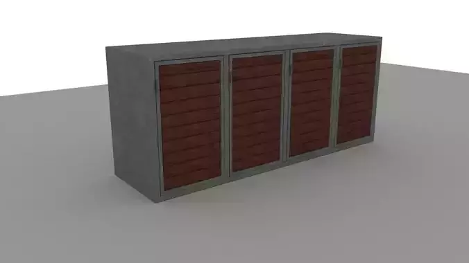 Holder for up to 4 Trashbins 