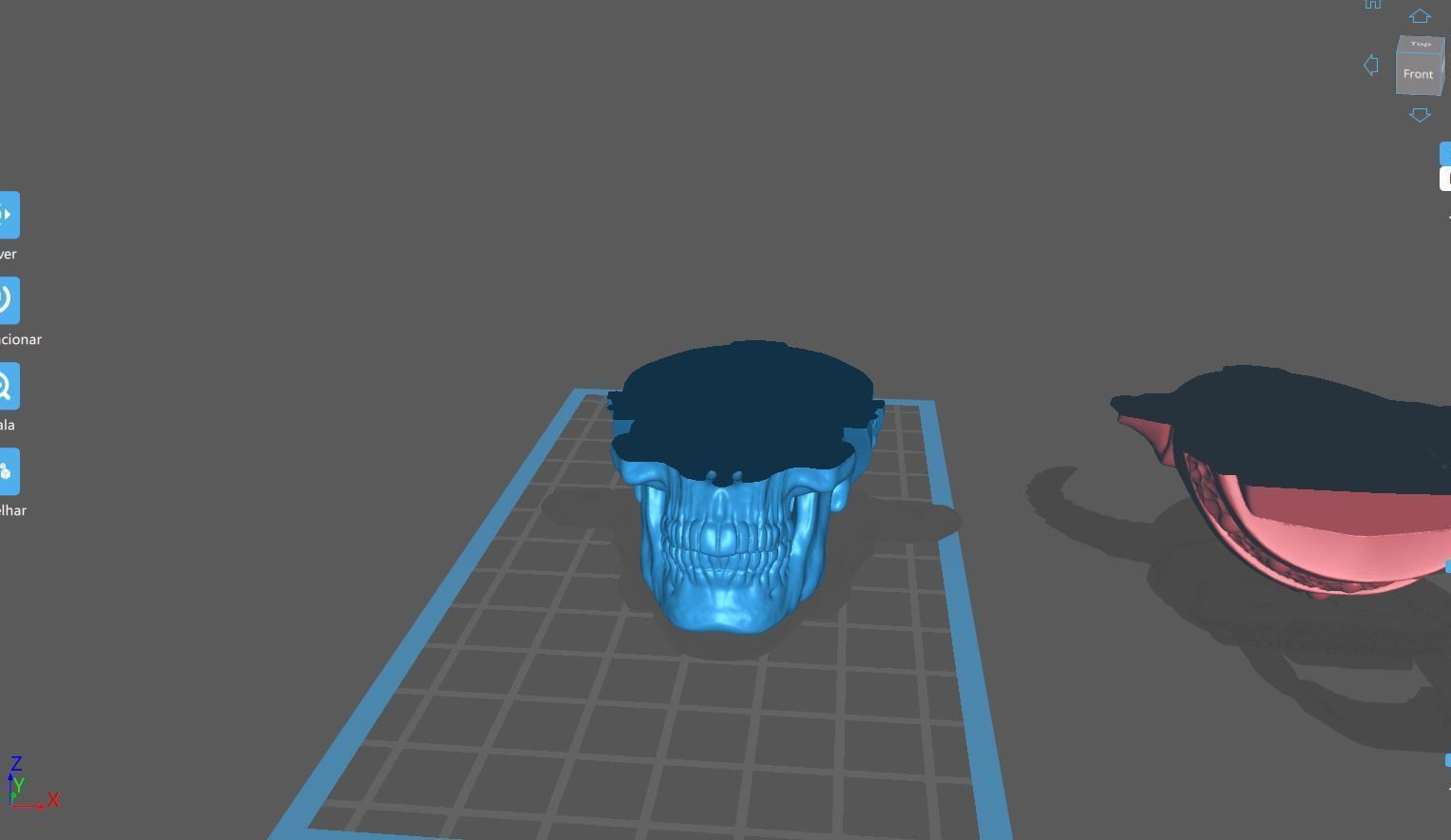 Viking Skull 3D Print  Mythic L 3D print model_17