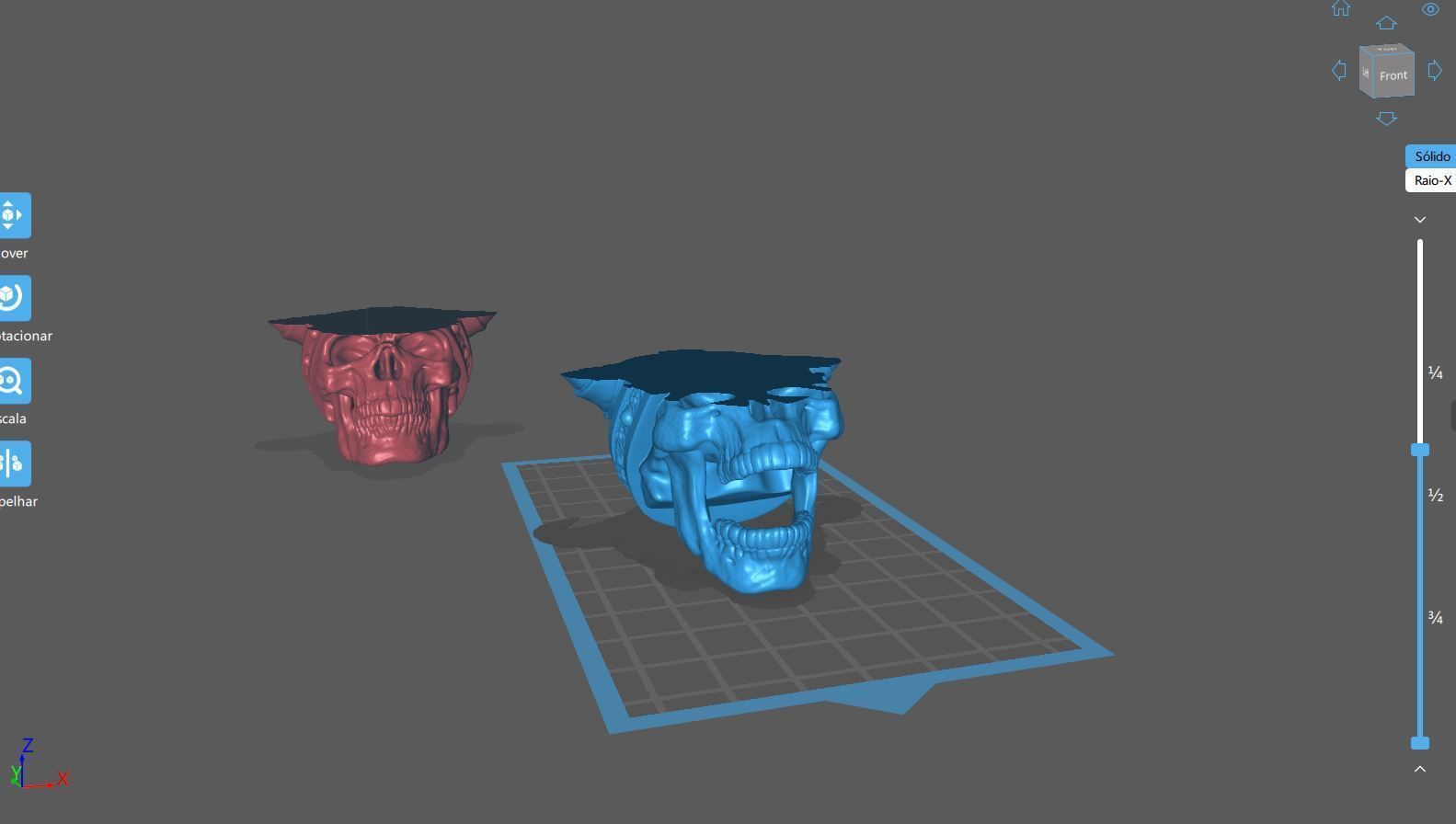 Viking Skull 3D Print  Mythic L 3D print model_18