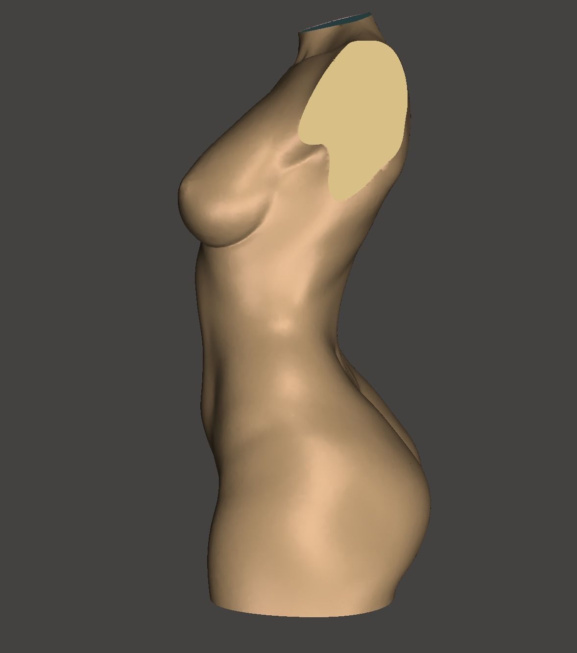 Women Body 01 Free 3D print model_1
