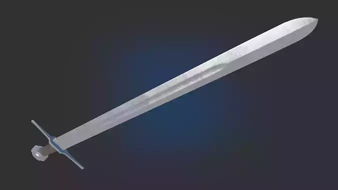 Medieval Realistic  Arming Sword Middle-poly Game ready