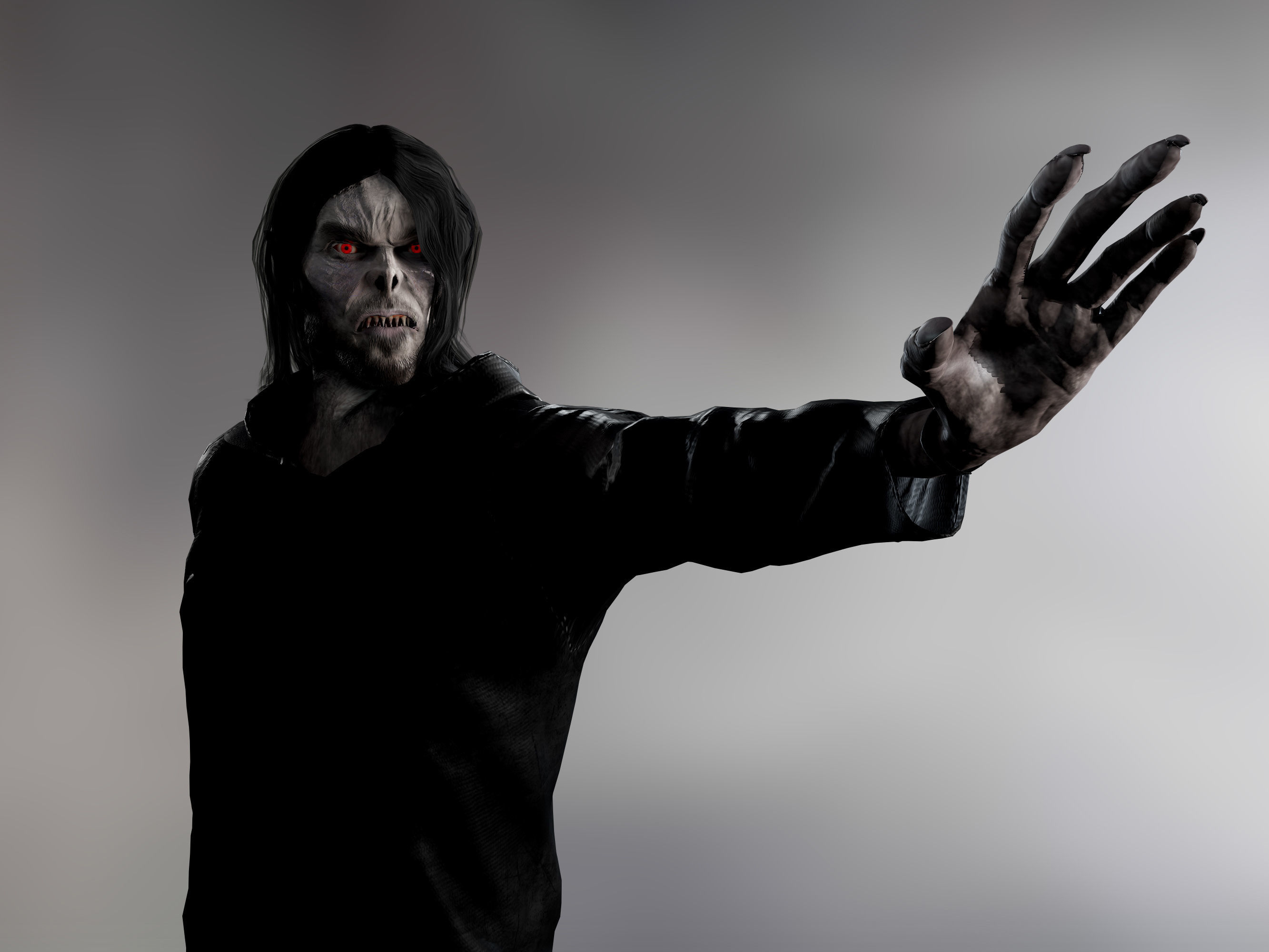 Morbius Low-poly 3D model_5
