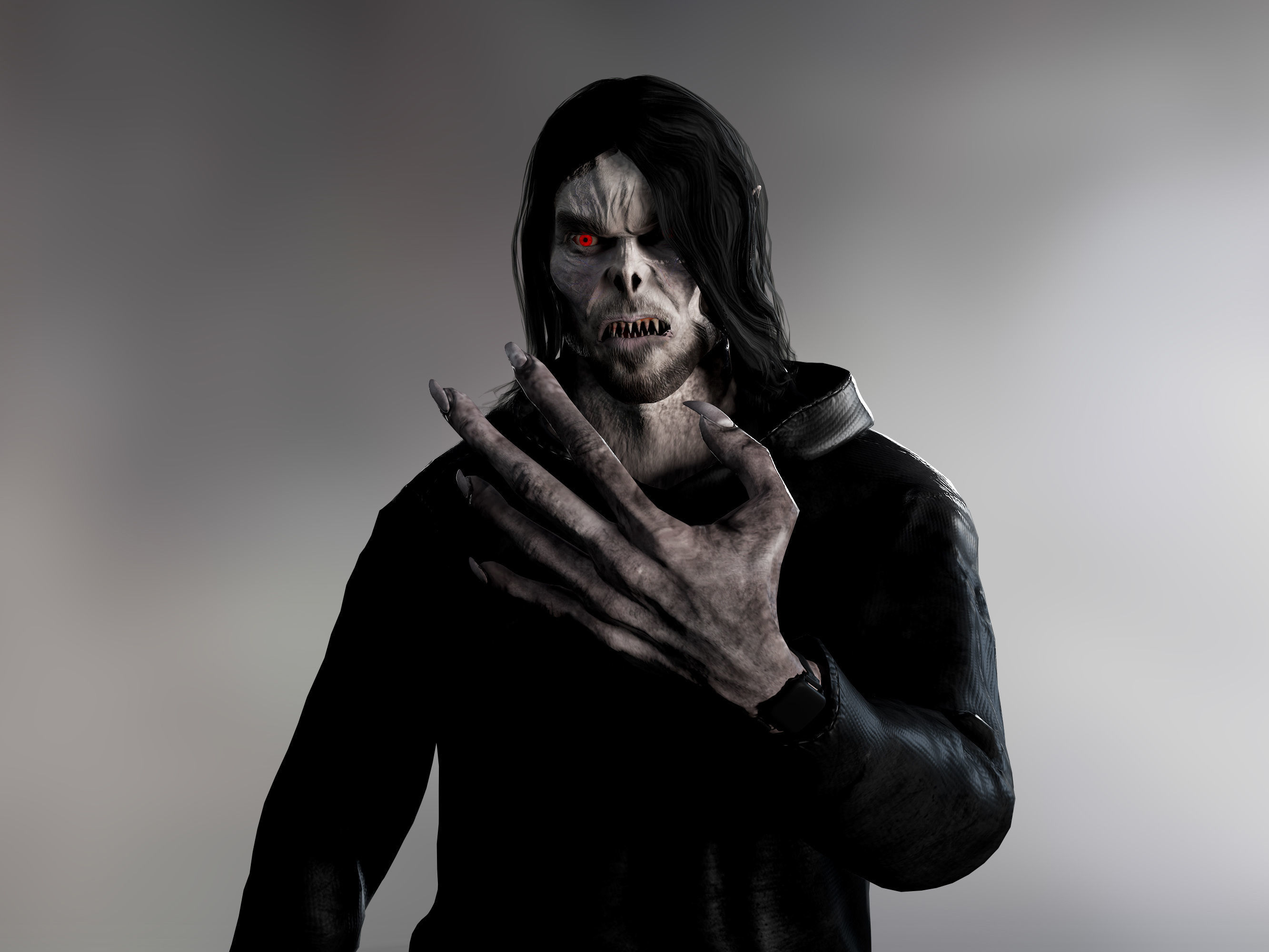 Morbius Low-poly 3D model_4