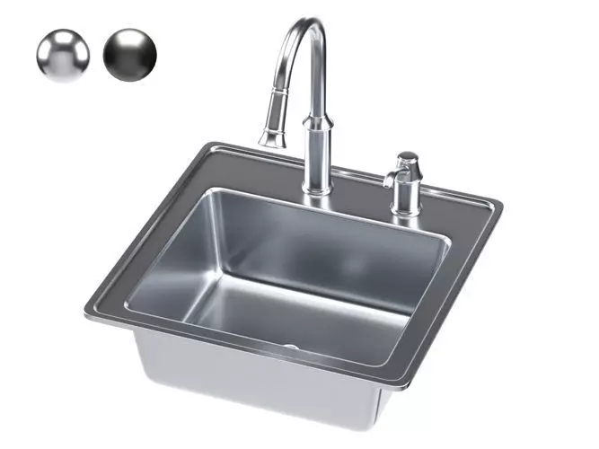 MOEN sink 03 3D model_0