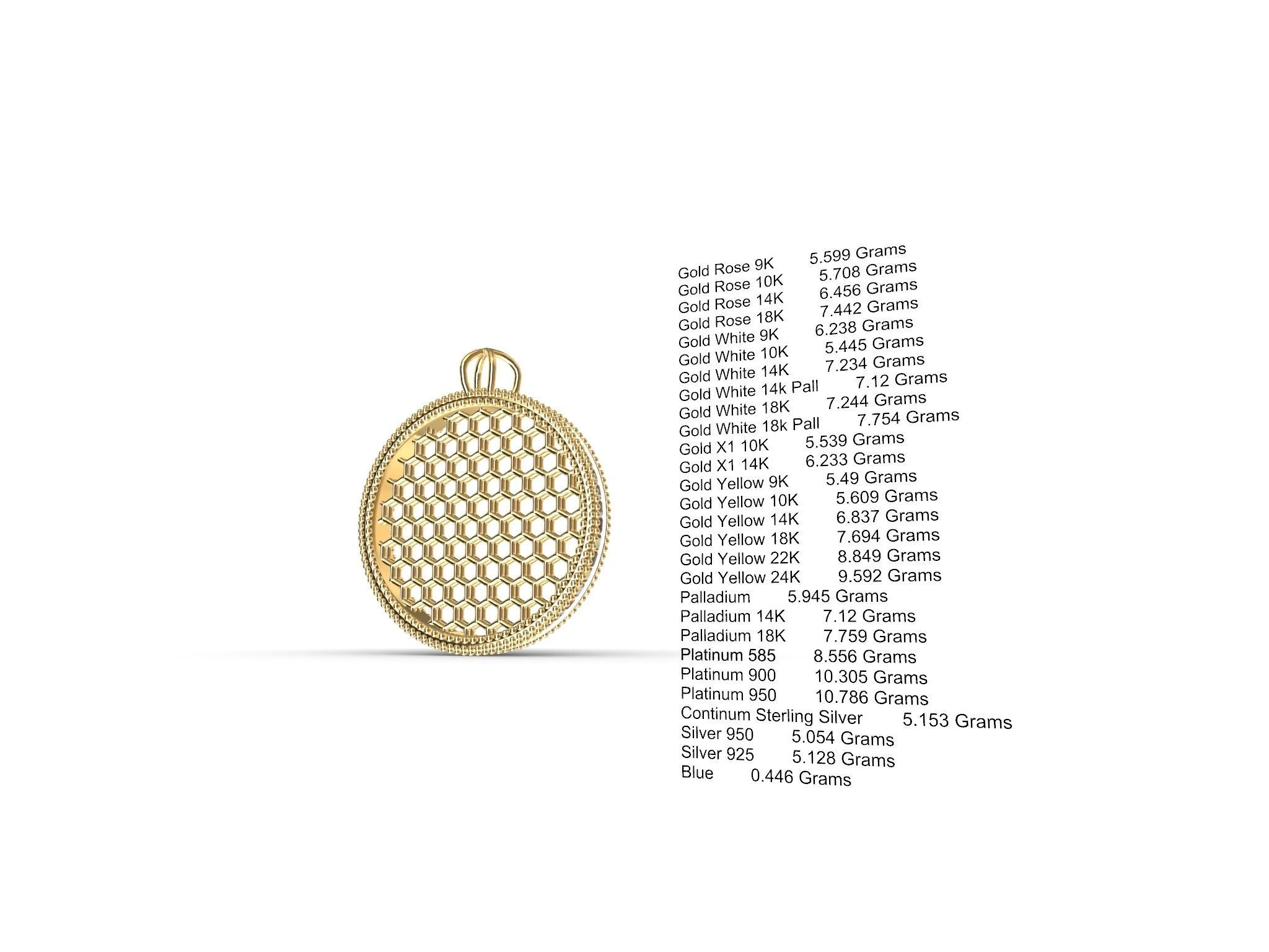 baguette jali pendant stl file verified 3D print model_3