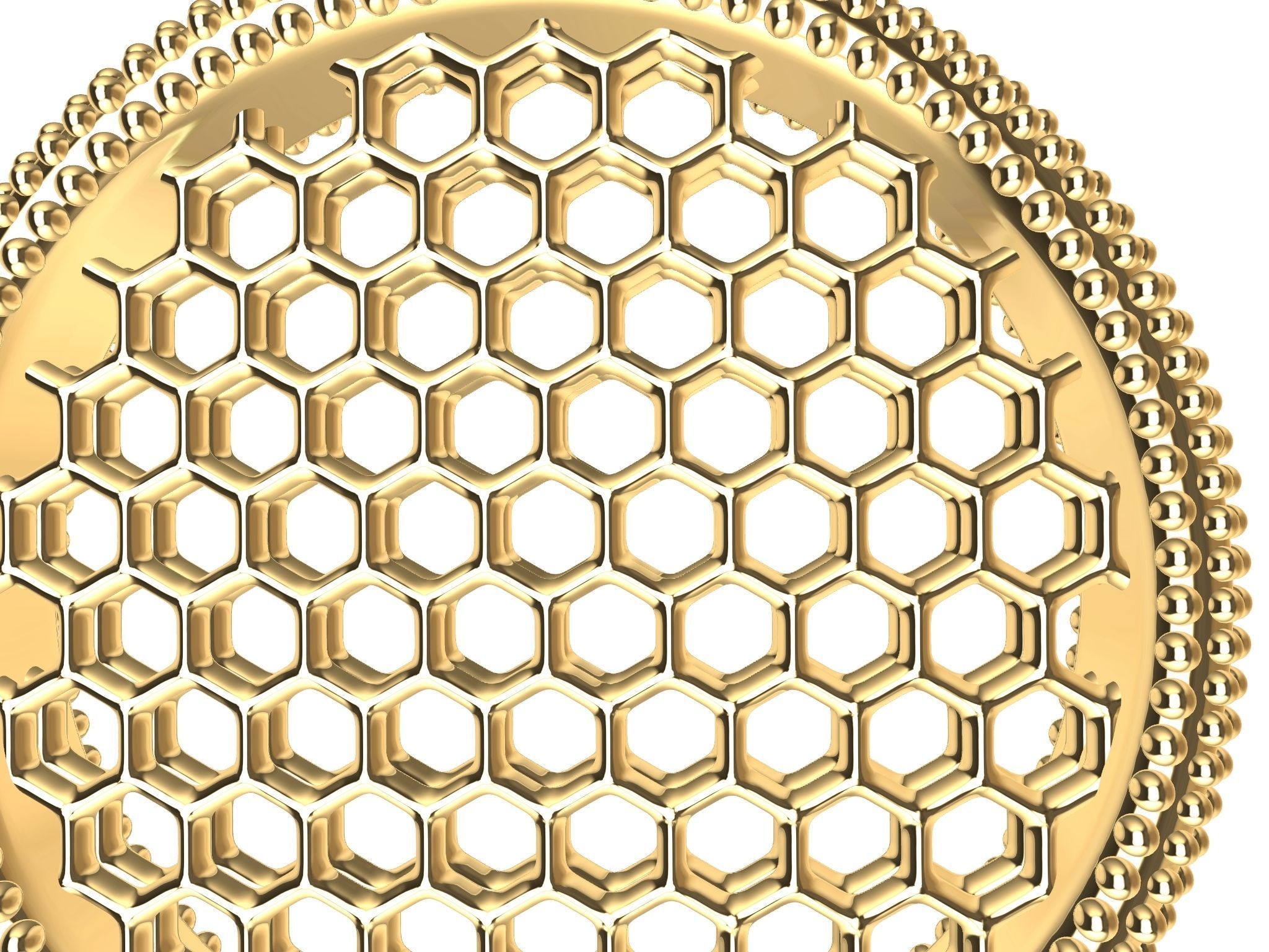 baguette jali pendant stl file verified 3D print model_1