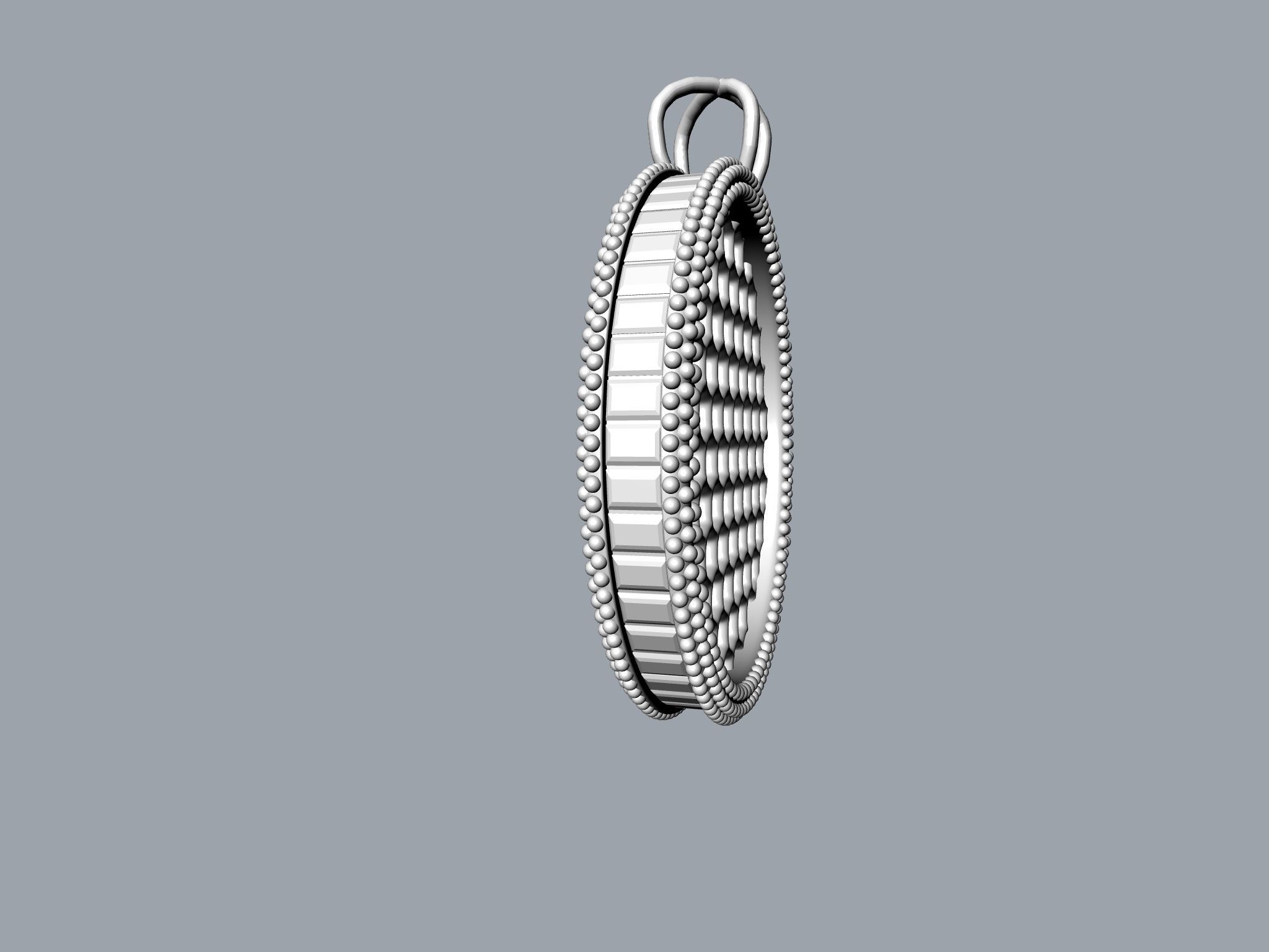 baguette jali pendant stl file verified 3D print model_7