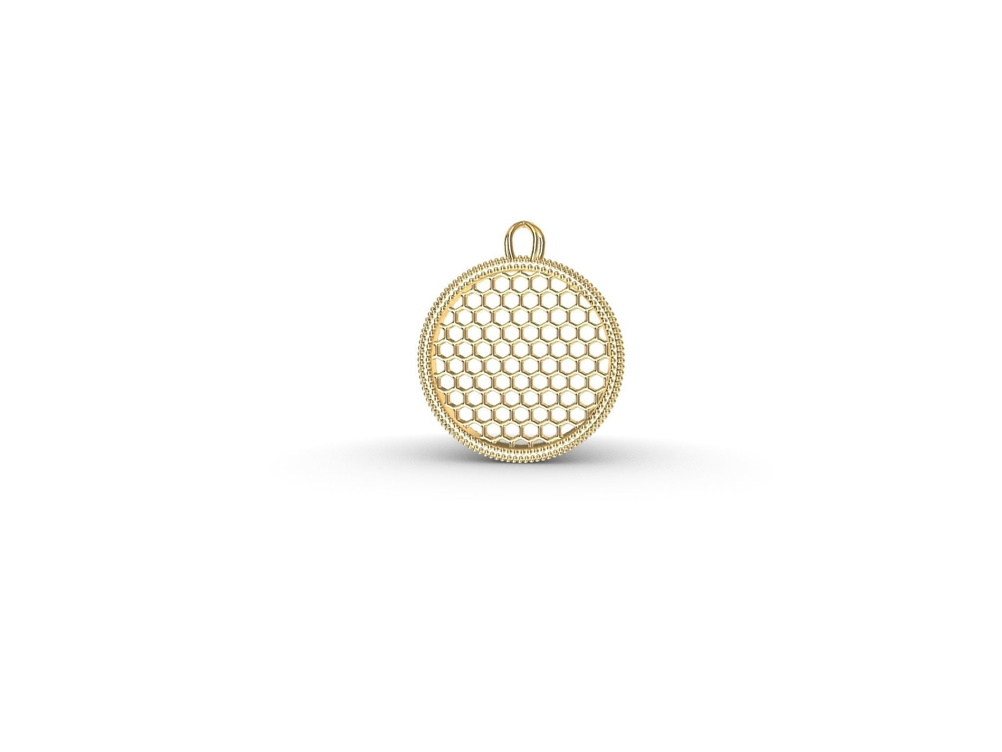 baguette jali pendant stl file verified 3D print model_11