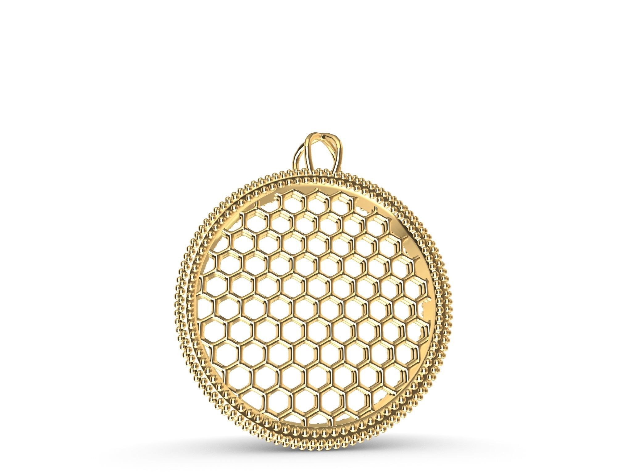 baguette jali pendant stl file verified 3D print model_2