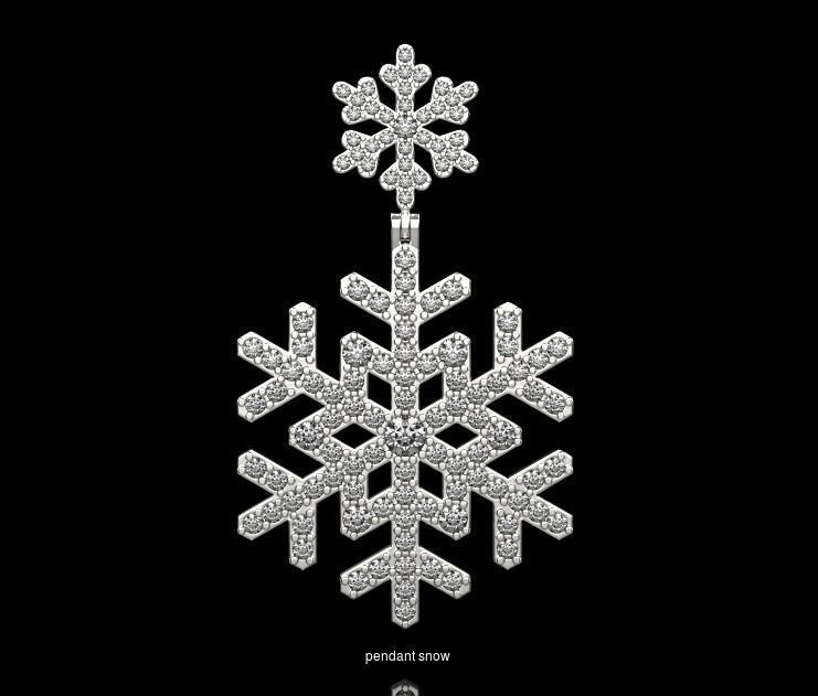 pendants of gold jewelry in different styles 3D Model Collection_18