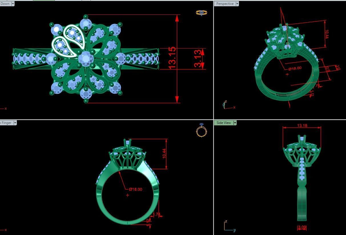 Ring 3D model 0005 print model20 3D print model_17