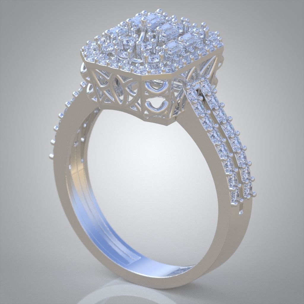 Ring 3D model 0006 print model 3D print model_5