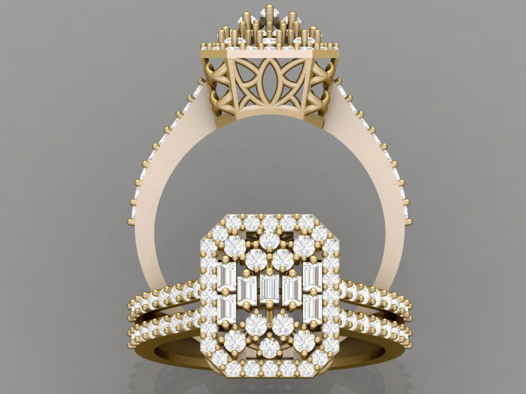 Ring 3D model 0006 print model 3D print model_15