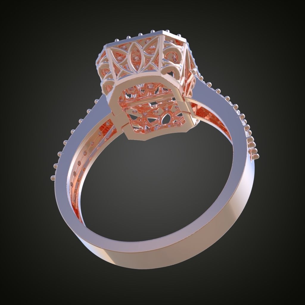 Ring 3D model 0006 print model 3D print model_14