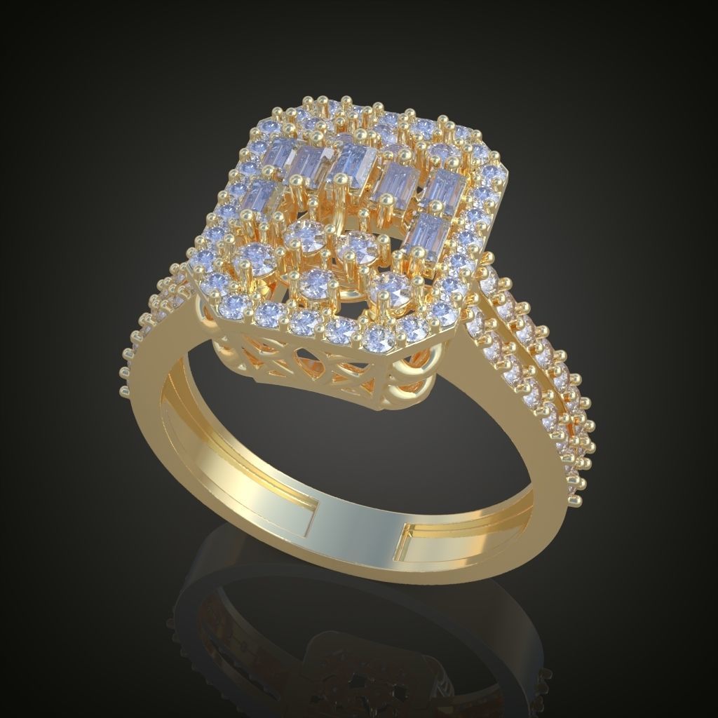 Ring 3D model 0006 print model 3D print model_7