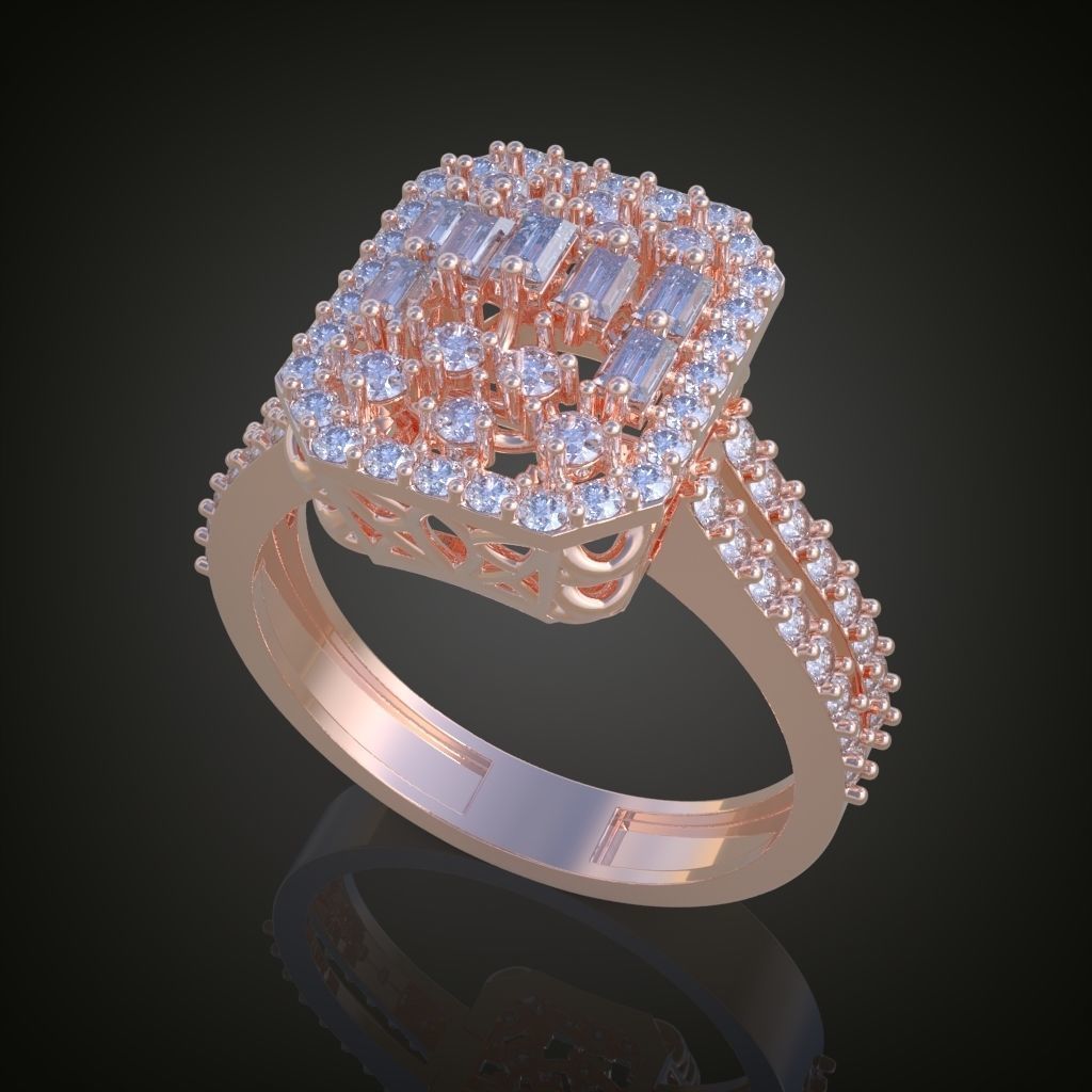 Ring 3D model 0006 print model 3D print model_8