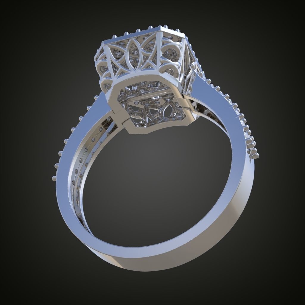 Ring 3D model 0006 print model 3D print model_13
