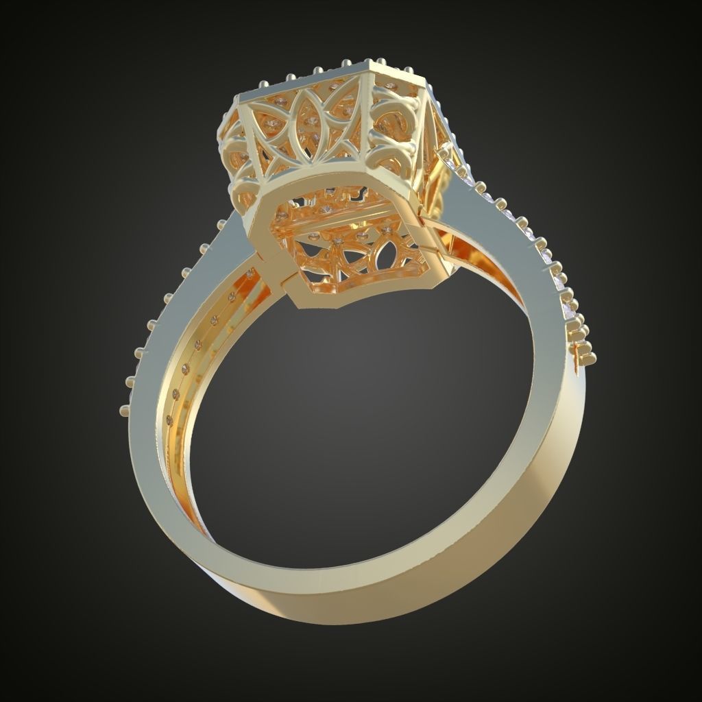 Ring 3D model 0006 print model 3D print model_12
