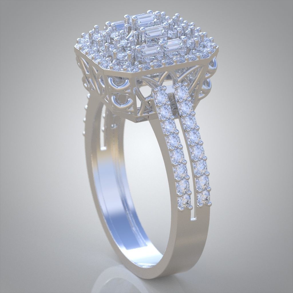 Ring 3D model 0006 print model 3D print model_3