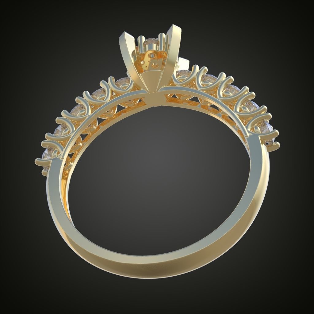Ring 3D model 0009 print model 3D print model_11