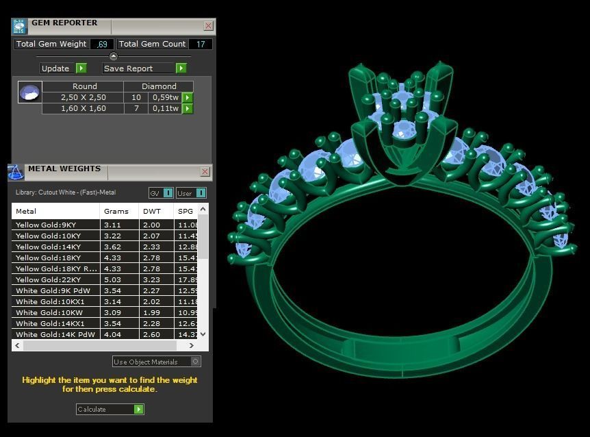Ring 3D model 0009 print model 3D print model_13