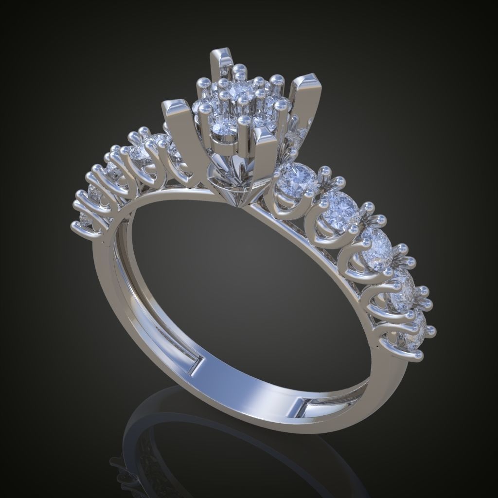 Ring 3D model 0009 print model 3D print model_8