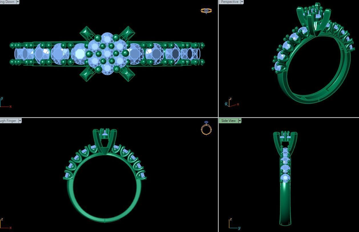 Ring 3D model 0009 print model 3D print model_15