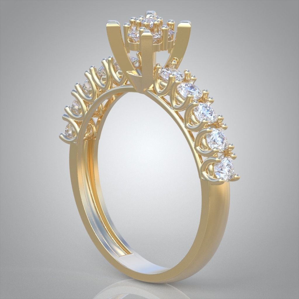 Ring 3D model 0009 print model 3D print model_2