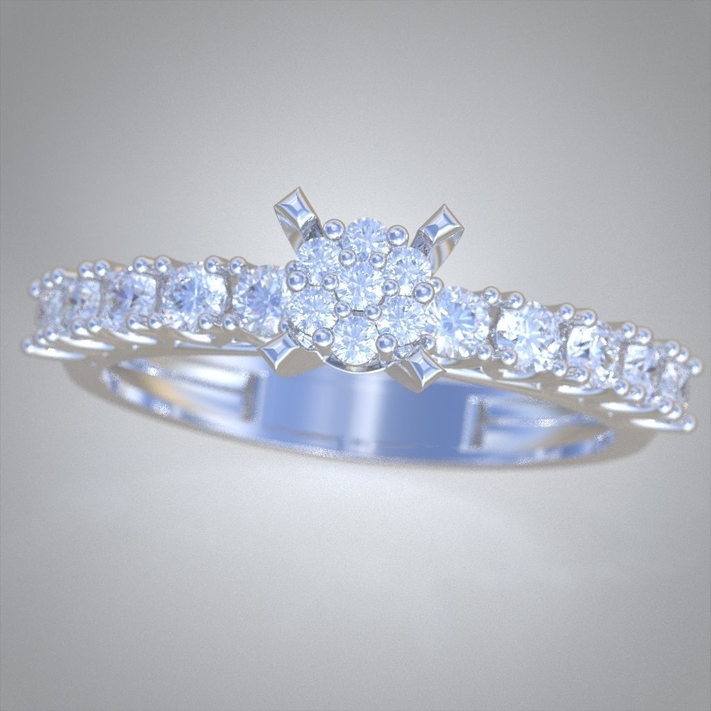 Ring 3D model 0009 print model 3D print model_5