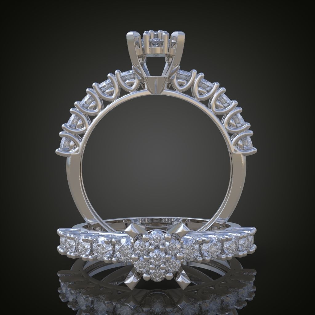 Ring 3D model 0009 print model 3D print model_6