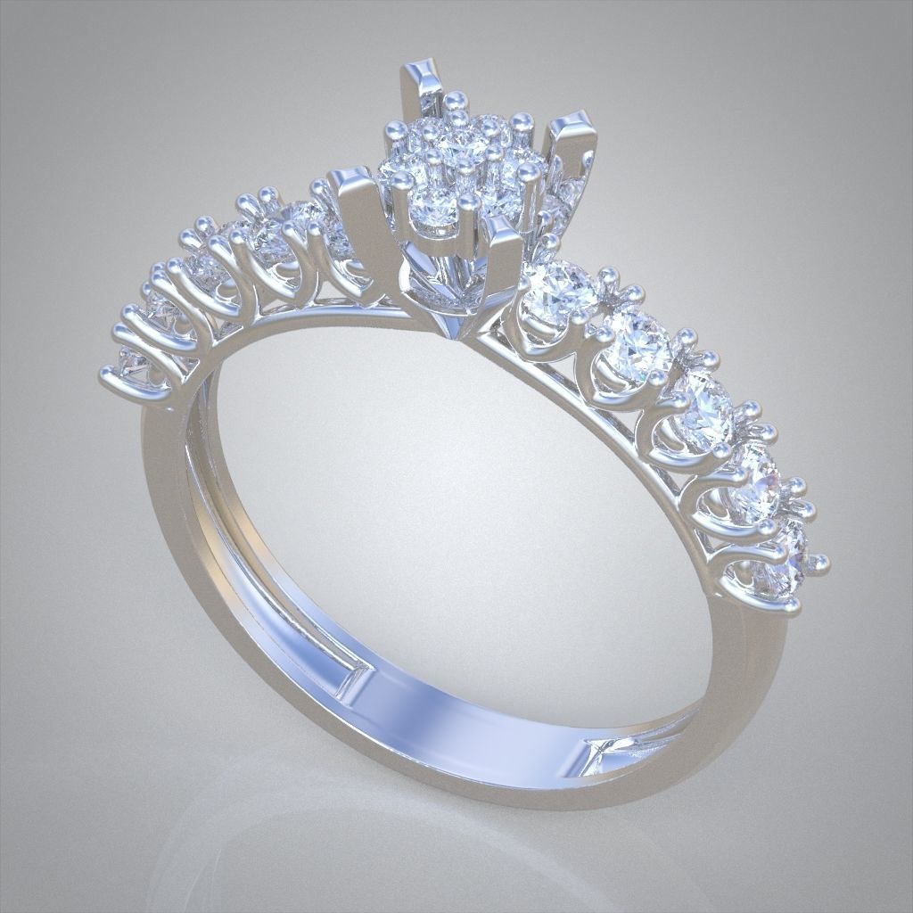 Ring 3D model 0009 print model 3D print model_1