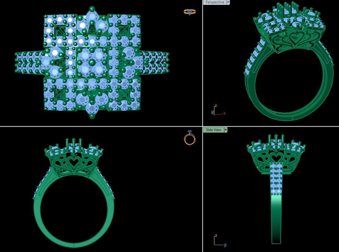 Ring 3D model 0011 print model11 3D print model_12