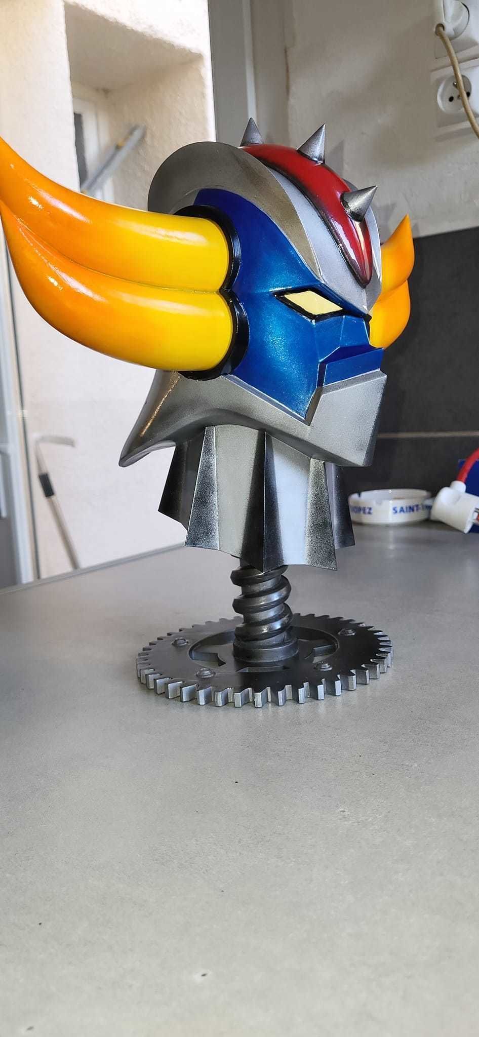 Grendizer classic bust 3D print model_4