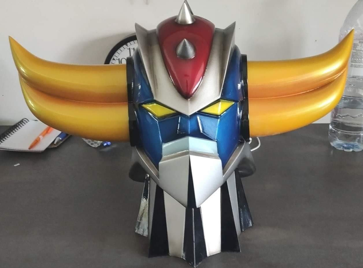Grendizer classic bust 3D print model_3